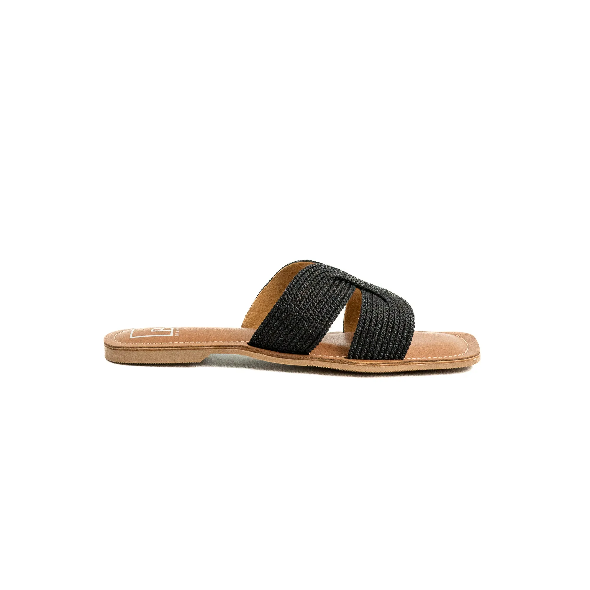 Woven Strap Slip-On Flat